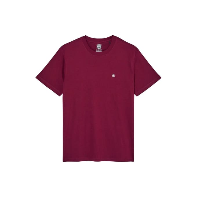 Element Icon Embroidery T-Shirt rood
