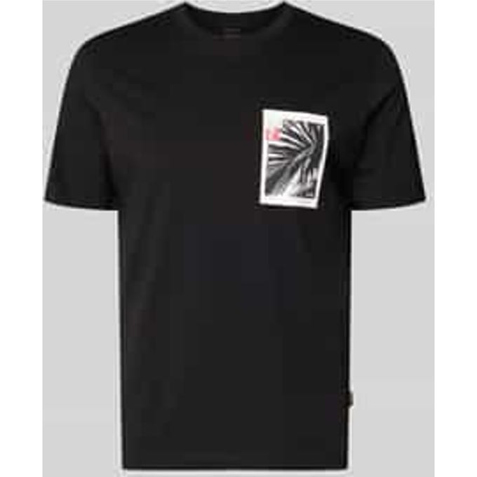 regular fit T-shirt van puur katoen model 'TE_BOARD'
