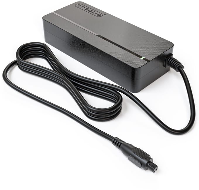 GO SOLID! ® Oplader PASC5 geschikt voor Yamaha 36V accu 4A 4-polig