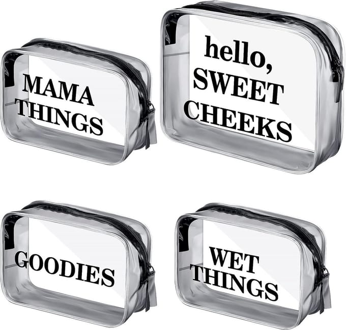4x Waterdichte Luiertas Organizer Set voor Luiers en Accessoires
