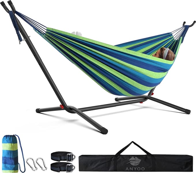 Hammock – hangmat – stevige hangmat – binnen en buiten – premium