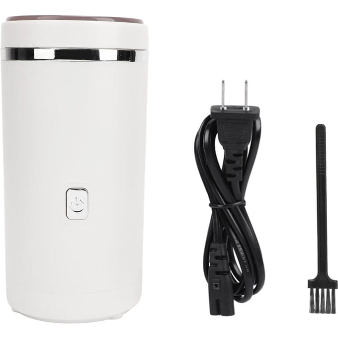 Moulin à café électrique 180 ml Acier inoxydable Multifonction Portable Moulin à café électrique L(for 6.5-9kg) white