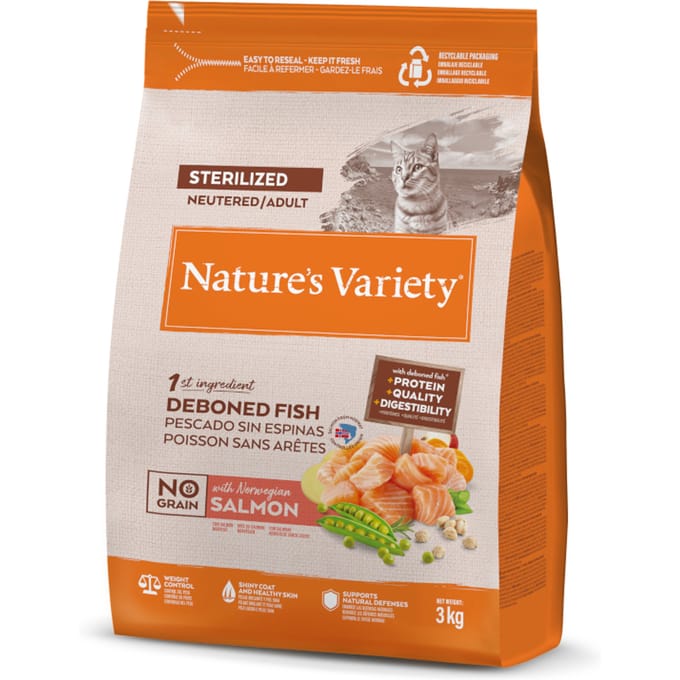 Nature's Variety Selected Sterilized Noorse zalm - 3 kg