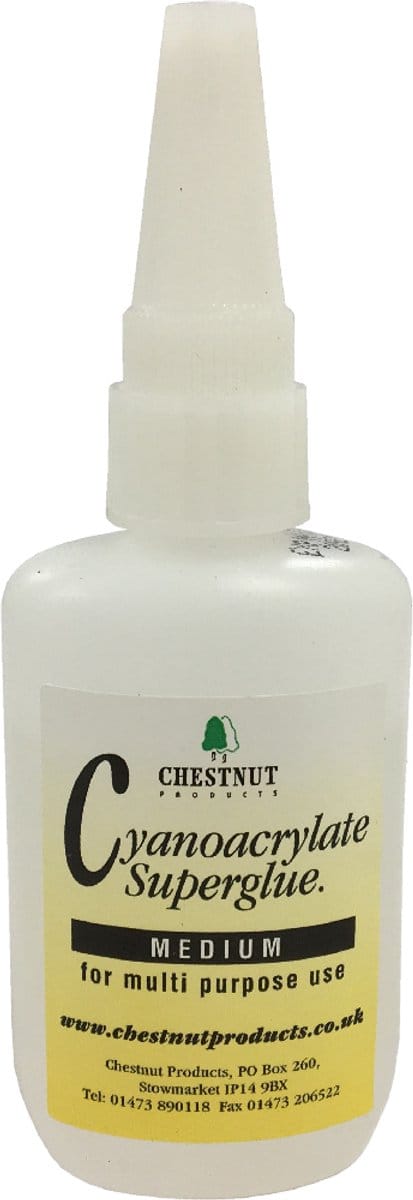 Chestnut - Cyanoacrylate Superglue - Cyanoacrylaat lijm - Medium - 50 gr