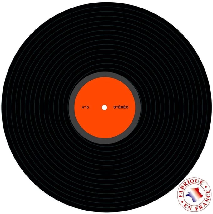 CHRISTIANFABRICATIONS - Disco decoratie vinylplaat 30 cm van karton