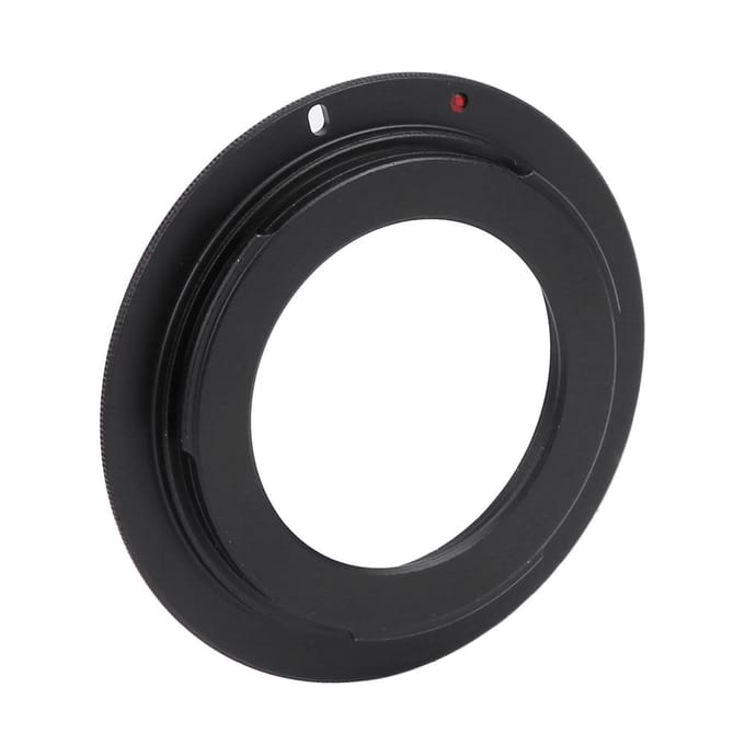 Bague d'adaptation de monture M42-EOS pour objectif Canon M42 sur boîtier d'appareil photo EOS black