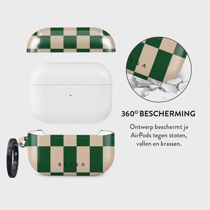 Burga Hardcase voor de Apple AirPods Pro 2 - Ivy League