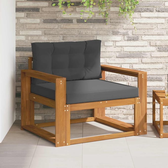 vidaXL - Buiten - Midden - Sofa - Naturel