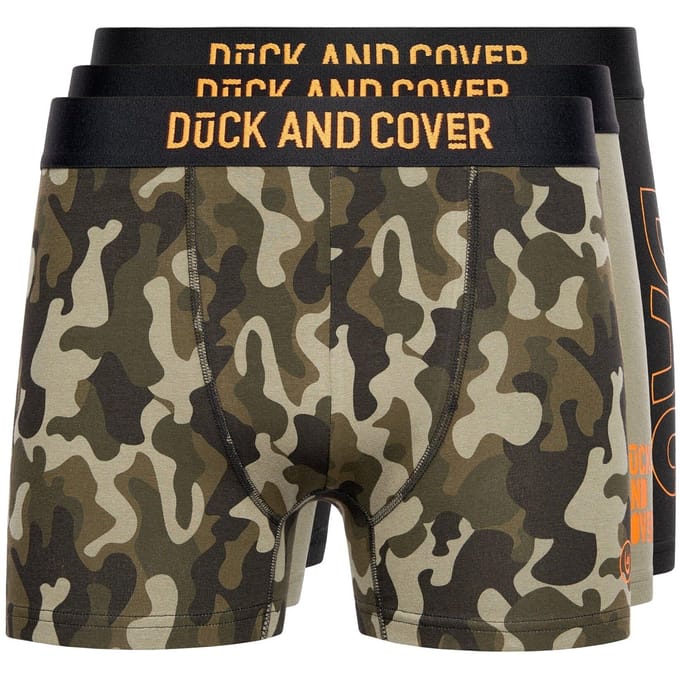 Duck and Cover Heren Alized Geassorteerde Ontwerpen Boxershorts (Set van 3) (Veelkleurig)