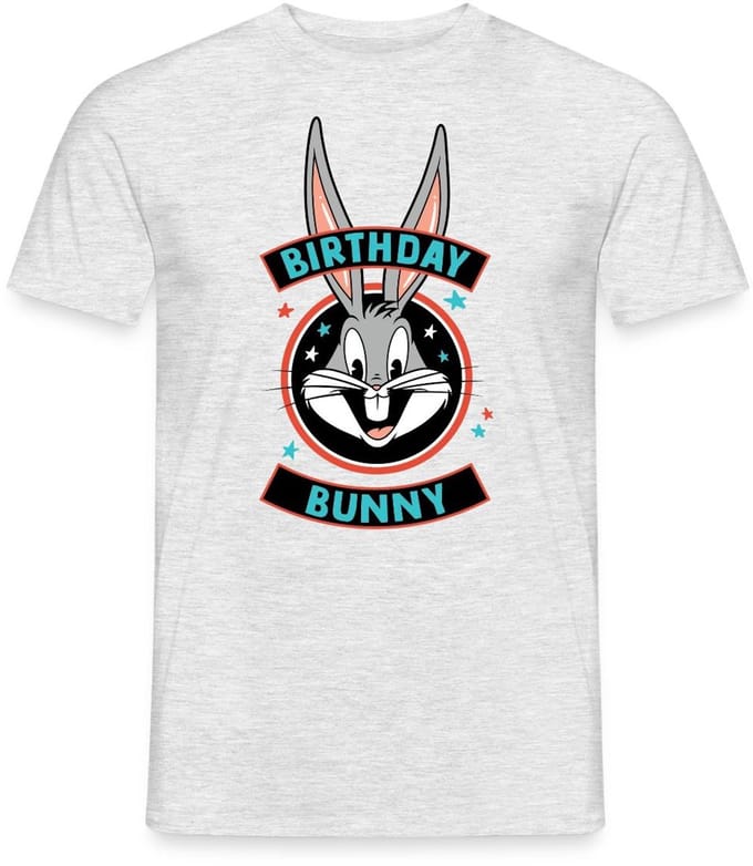 Looney Tunes Bugs Bunny Birthday Bunny T-Shirt Heren