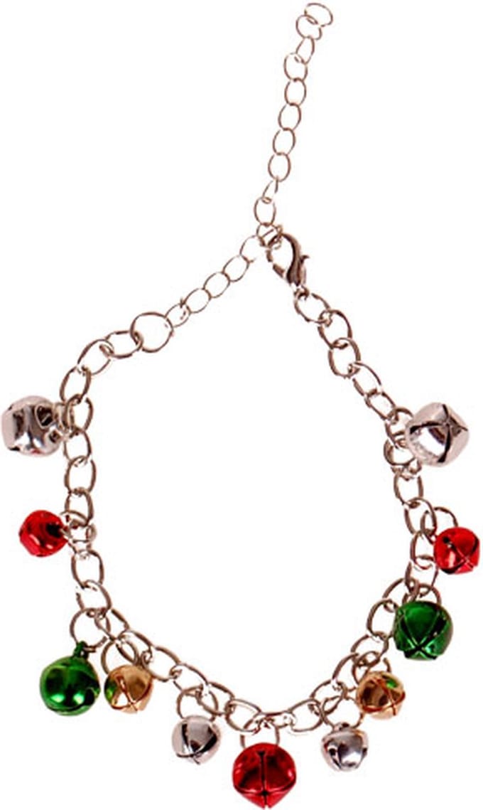 Armbandje met gekleurde belletjes