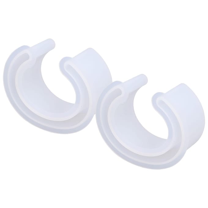 Siliconen Mal DIY C-vormige Semi-open Grote Maat Armband Kristal Epoxy Siliconen Mal white