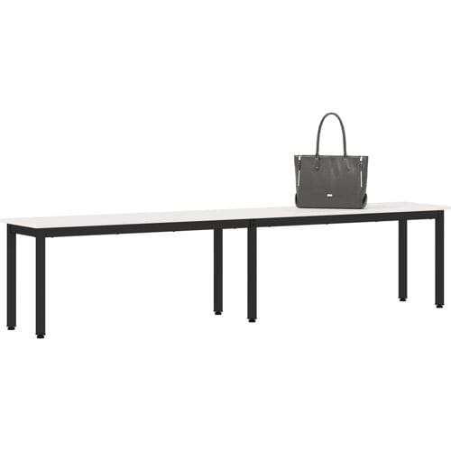 vidaXL - Bank - Wit - 200 - x - 35 - x - 45 - cm - Massief - grenenhout