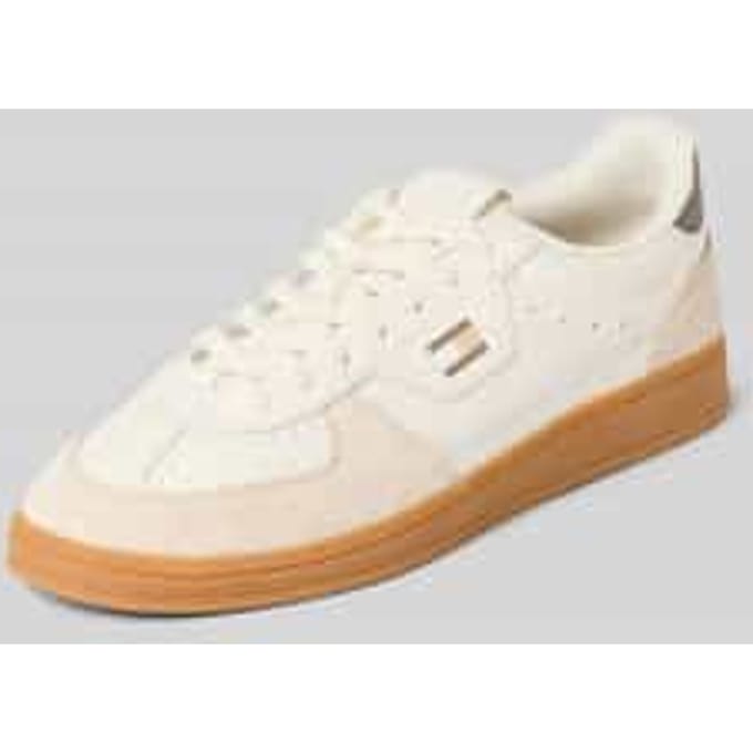 Low Top sneakers met echt rundleer