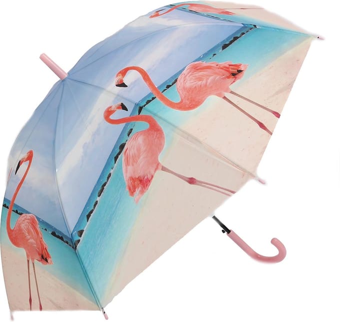 PIA Soft Toys - Flamingo paraplu - 100 cm