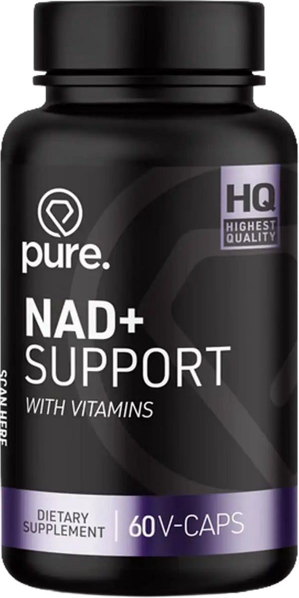 Pure. NAD+ Support – Nicotinamide Riboside & B-vitaminen – 60 vegan capsules