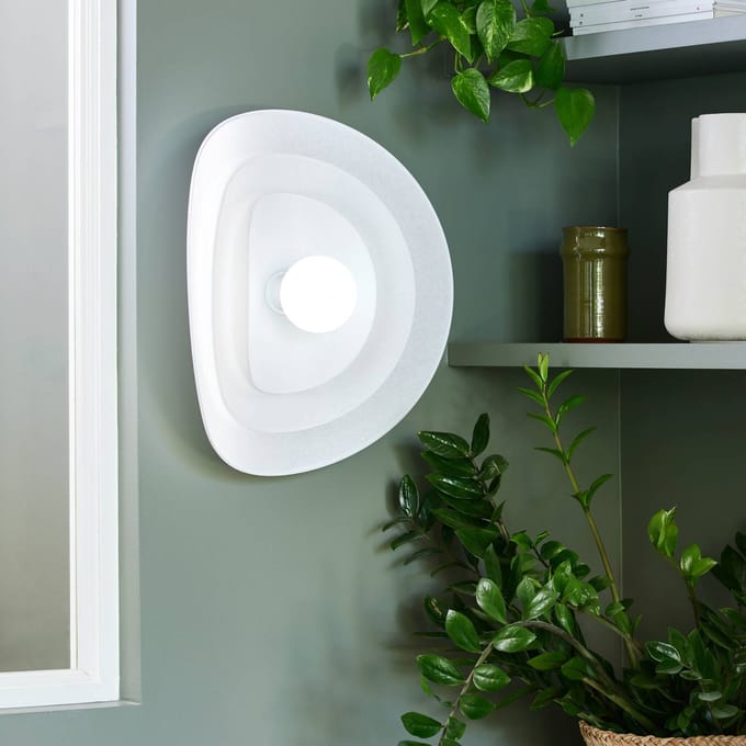 MARKET SET Selenitis design wandlamp Murano-papier