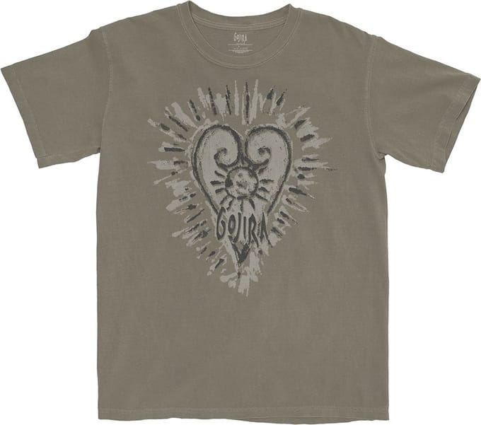 Gojira - Fortitude Heart Heren T-shirt - 2XL - Grijs