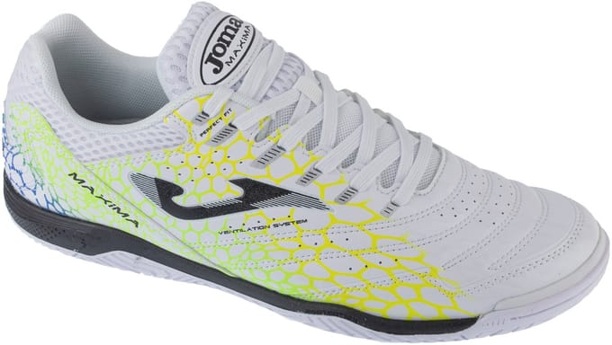 Joma Maxima 25 MAXW IN, Mannen, Wit, Indoorschoenen, maat: 41