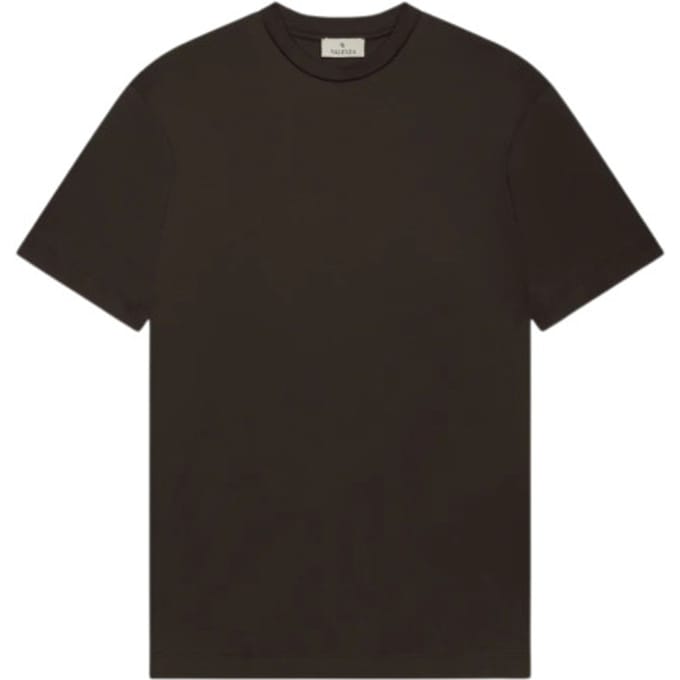 Valenza Interlock Supima T-shirts Donkerbruin 1001