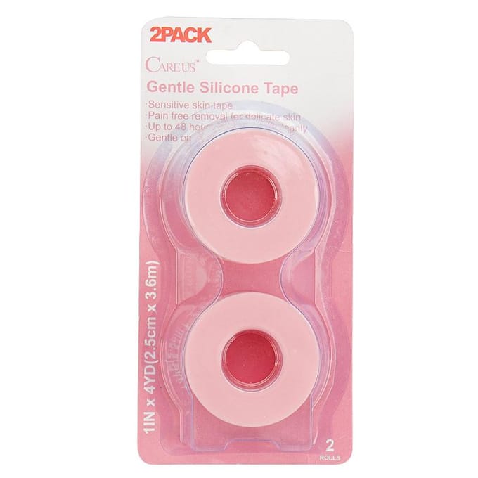 2 Rouleaux/Ensemble Ruban Extension de Cils Non-tissé Doux Silicone Pour Greffage Patch Faux Cils Coussinets Sous les Yeux Outil rose