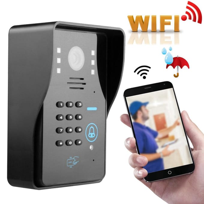 Intelligente Intercom Deurbel Draadloze Video Deurtelefoon met Elektrisch Bedieningsslot