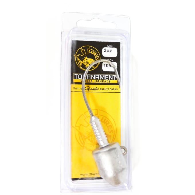 Tackle Tactics TT Tournament Tête plombée SL12 3 oz 10/0 1/paquet (7990) black