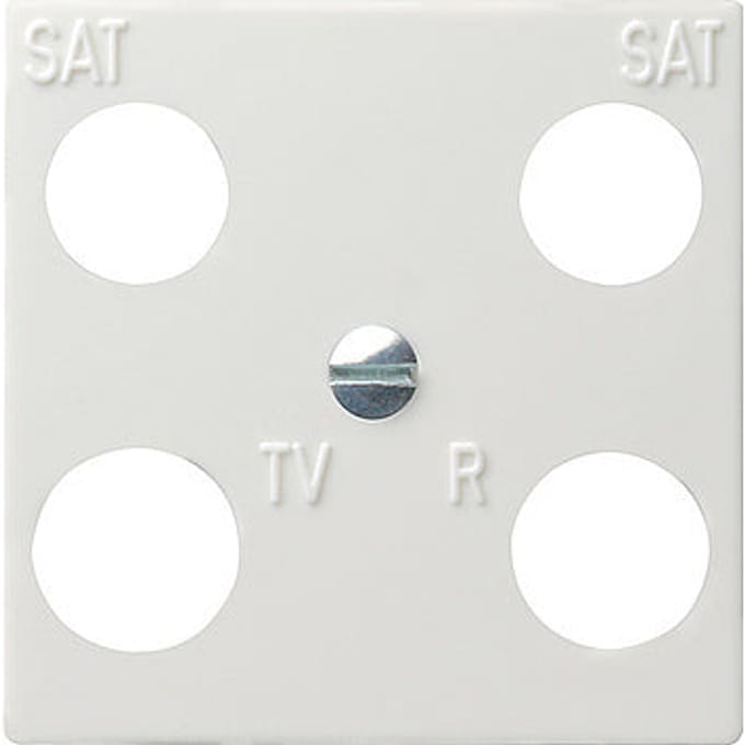 Gira 4-Weg Afdekplaat Accessoires Puur Wit - 025803