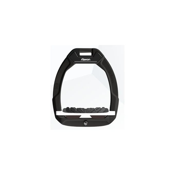 Veiligheidseisen voor paardrijden Schuin Ultra Grip Zwart/Wit/Bruin Flex-On Safe-On