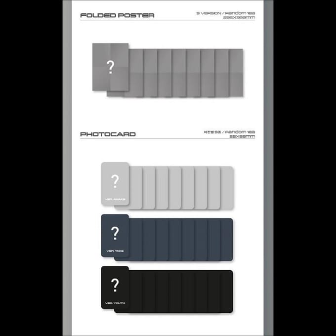 CRAVITY Deel 1 De Ontwaking Geschreven in de Sterren Random,No poster gray