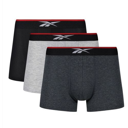 Reebok Glynn shorts - Medium - Black/Grey Marle/Charcoal Marle