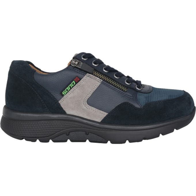 Mephisto Sano Amory - heren rollende wandelsneaker - Blauw - maat 40.5 (EU) 7 (UK)