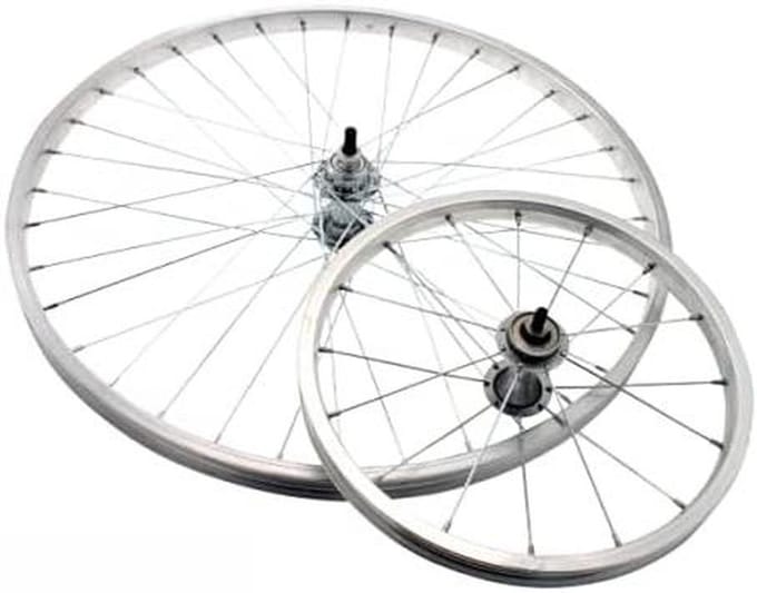 Achterwiel - Fietswiel - Stadsritten - Met schroefdraad - 28 inch - Zilver