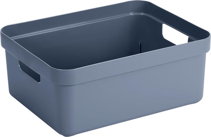 Sunware - Sigma home opbergbox 24L donkerblauw - 44,5 x 34,5 x 18 cm