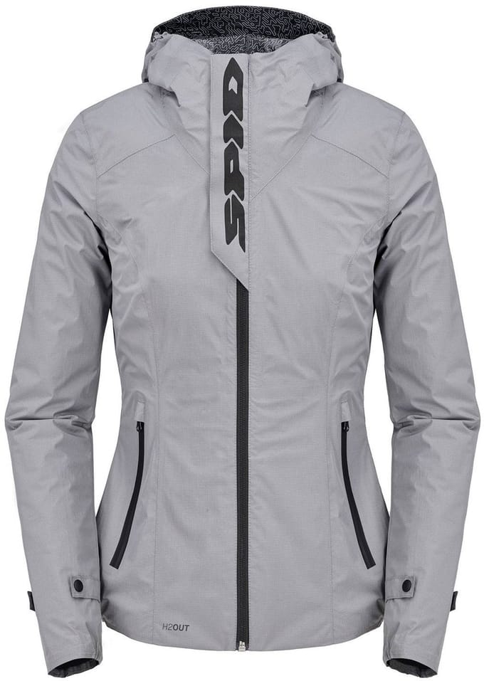 Spidi Rain Hoodie Lady Jas Grijs - Jas