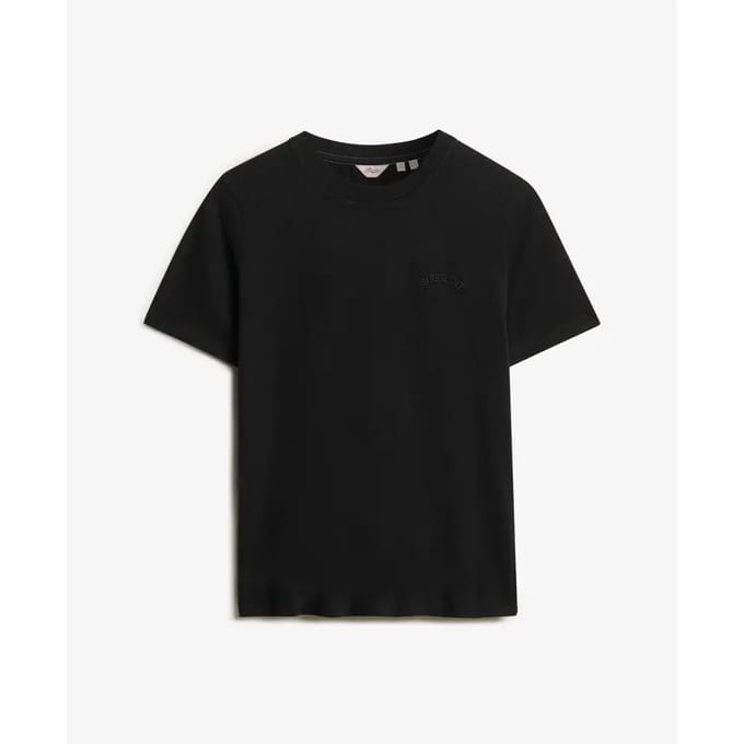 Superdry - Essential T-shirt met geborduurd logo - Dames - T-shirts