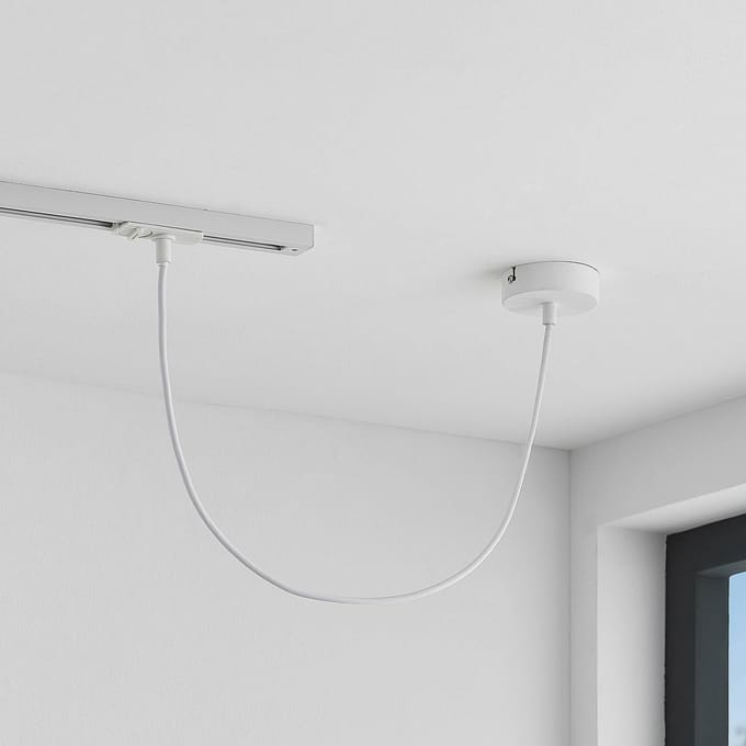 Lindby - 1-fase railverlichting - Metaal, kunststof - wit