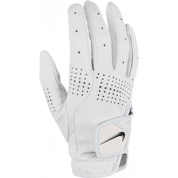 Nike Dames/Dames Tour Classic III Leder 2020 Rechtshandige Golfhandschoen (Wit/zwart)
