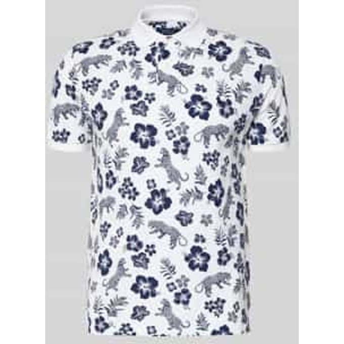 Slim fit poloshirt van puur katoen