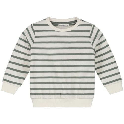 Prénatal baby sweater Light Khaki Green 56 heren