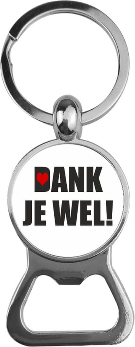 Bieropener Glas -  Dank Je Wel