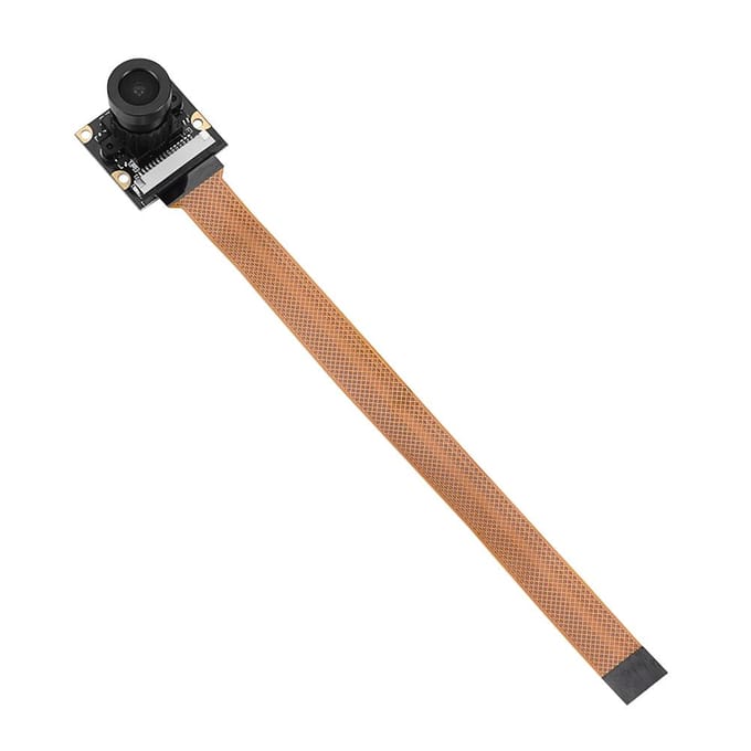 Module de caméra de vision nocturne 5 MP avec 2 lumières de remplissage pour Raspberry Pi Zero gray