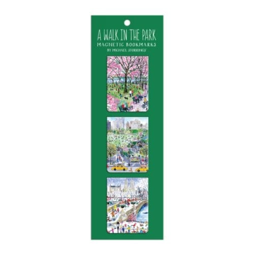 Michael Storrings Walk In The Park Magnetic Bookmarks - Galison