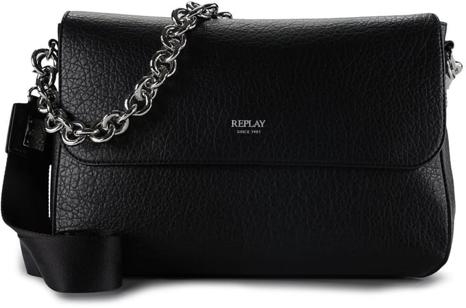 REPLAY schoudertas Crossbody Bag Black zwart