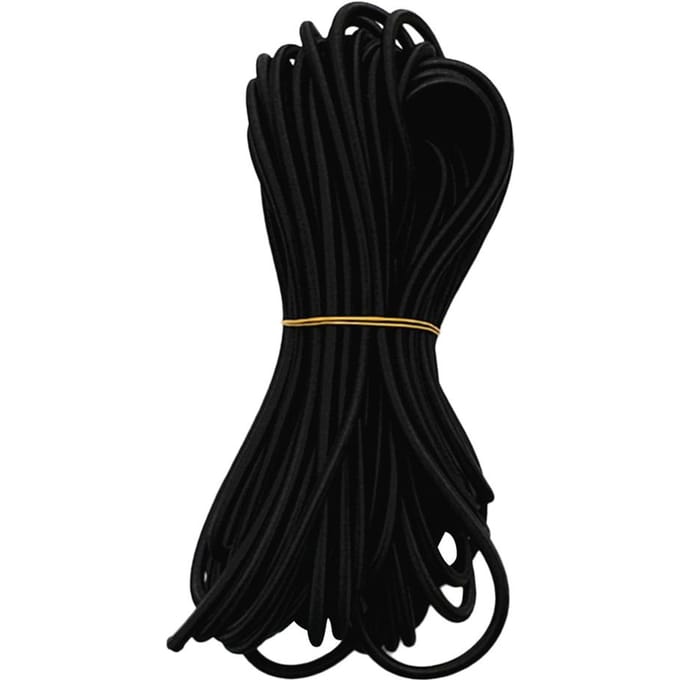 6 mm elastisch bungee-touw schokkoord vastbinden imperiaal UV-stabiel 50 m 5m