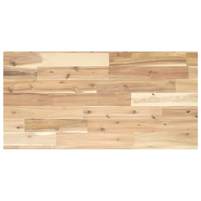 vidaXL - Wastafelblad - 60x40x2 - cm - onbehandeld - massief - acaciahout