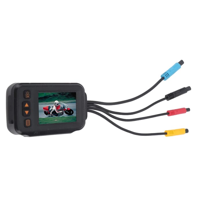 2-inch Motorfiets Dashcam Voor Achter Video Rijrecorder Loop Opname Parkeerbewaking Waterdichte Actiecamera