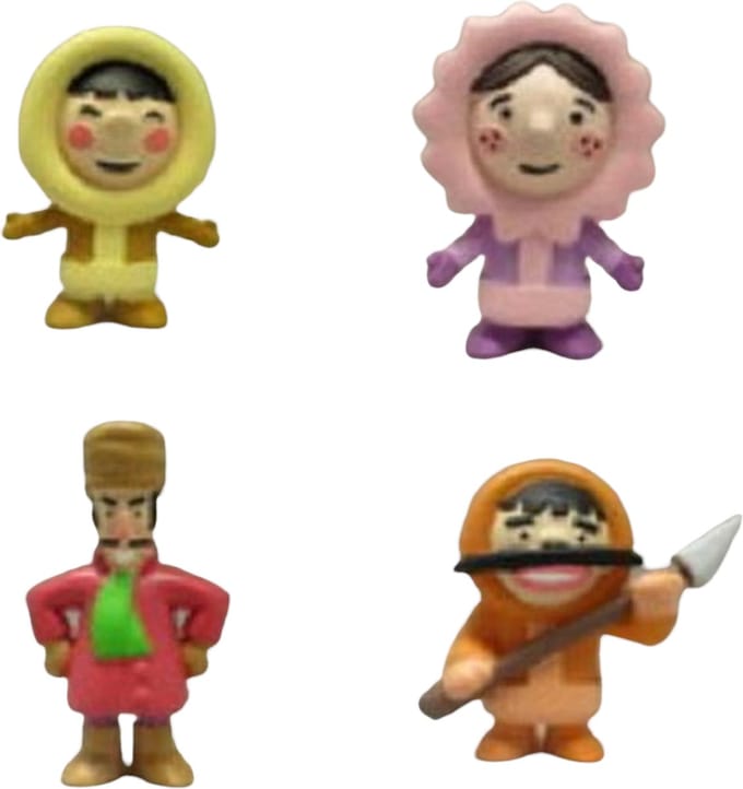 Speelset Horaci de eskimo (+/- 6 cm)