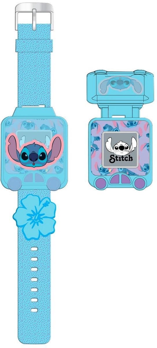 Stitch Educatieve Digitale Klok Met Spelletjes Blauw