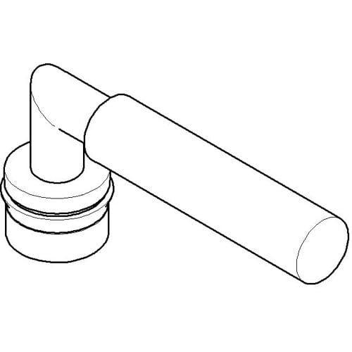 Dornbracht handle complete for Tara washbasin three-hole mixer 20713882-00 Art. 04208805200-00